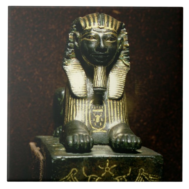 Statuette of a sphinx of King Tuthmosis III, New K Ceramic Tile (Front)