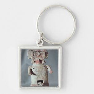 Statuette of a woman giving birth key ring
