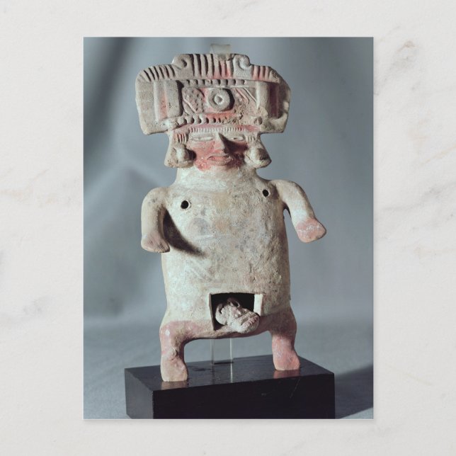 Statuette of a woman giving birth postcard (Front)