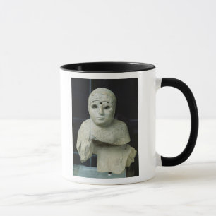 Statuette of a woman with shawl, Akkadian Period Mug