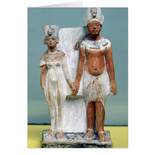 Statuette of Amenophis IV  and Nefertiti (Front)