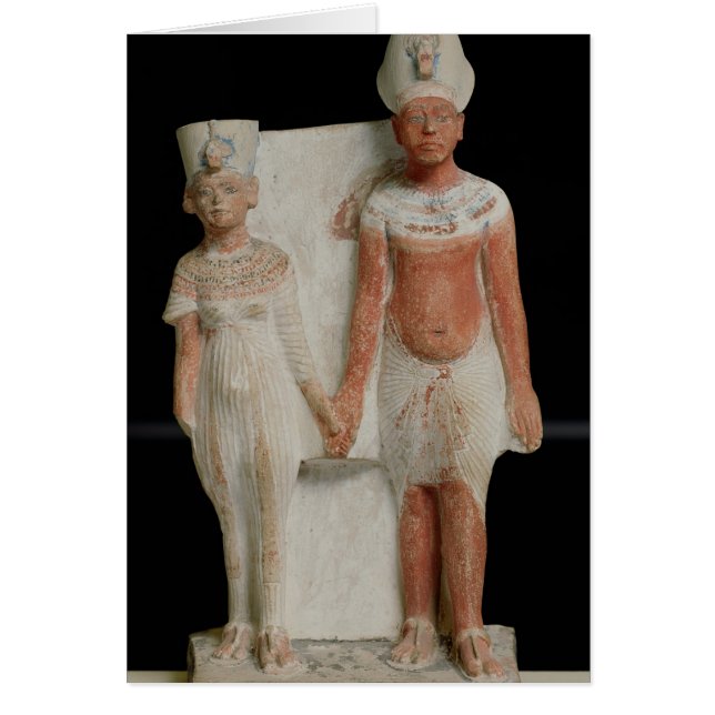 Statuette of Amenophis IV  and Nefertiti (Front)