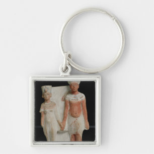 Statuette of Amenophis IV  and Nefertiti Key Ring