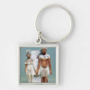 Statuette of Amenophis IV  and Nefertiti Key Ring