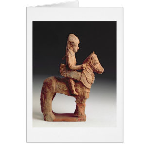 Statuette of an armed horseman, Byblos, 8th-6th ce