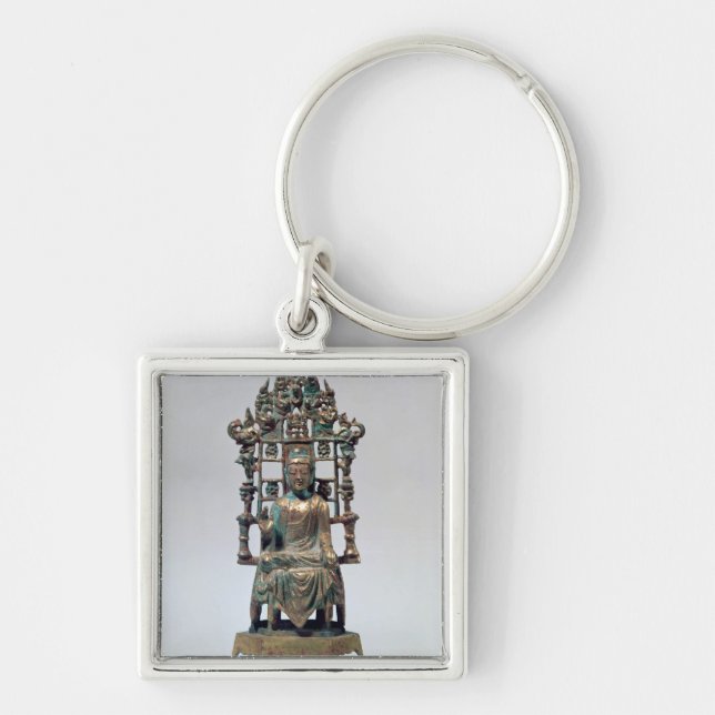 Statuette of Buddha in meditation, Tang Key Ring (Front)