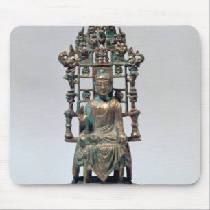 Statuette of Buddha in meditation, Tang Mouse Pad