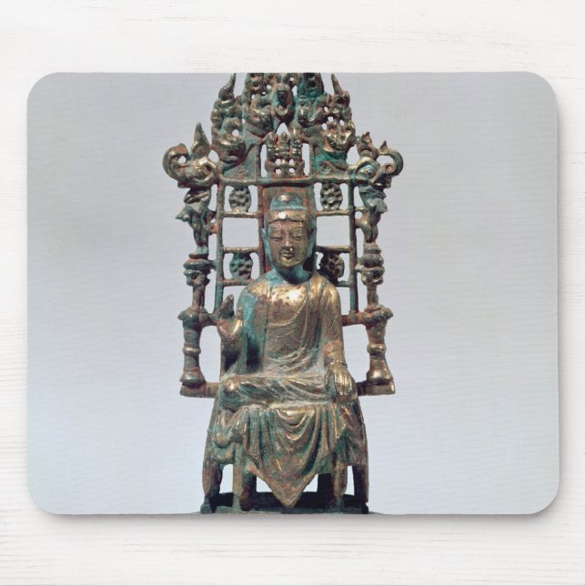 Statuette of Buddha in meditation, Tang Mouse Pad (Front)