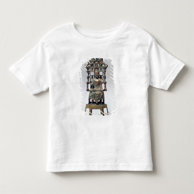 Statuette of Buddha in meditation, Tang Toddler T-Shirt (Front)