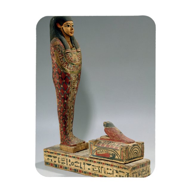 Statuette of Osiris of Iahmes (painted wood) Magnet (Vertical)