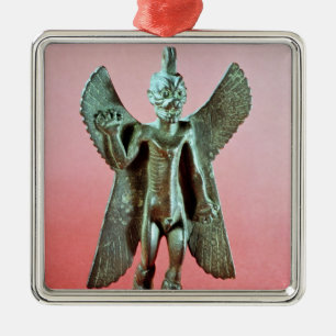 Statuette of Pazuzu, an Assyrian wind demon Metal Ornament
