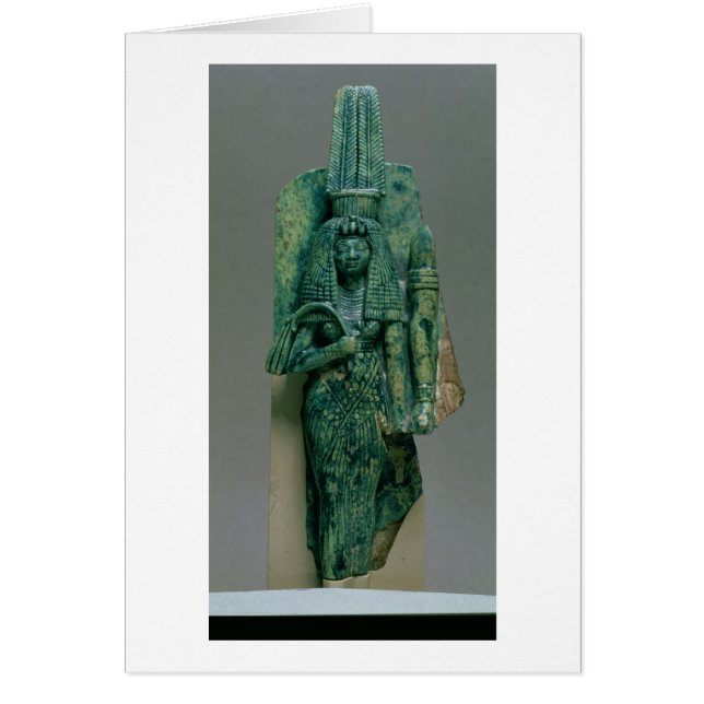 Statuette of Queen Tiye, wife of Amenophis III, Ne (Front)