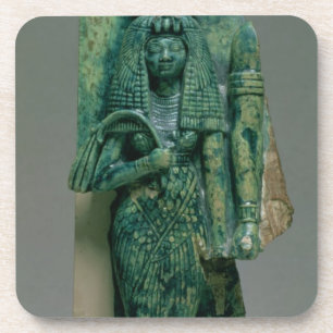 Statuette of Queen Tiye, wife of Amenophis III, Ne Coaster