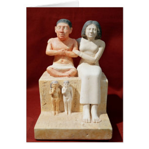 Statuette of the dwarf Seneb and his family