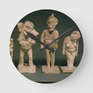 Statuettes of Actors and Actresses, Hellenistic, c Round Clock