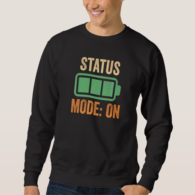 Status Mode On Crypto Sweatshirt (Front)