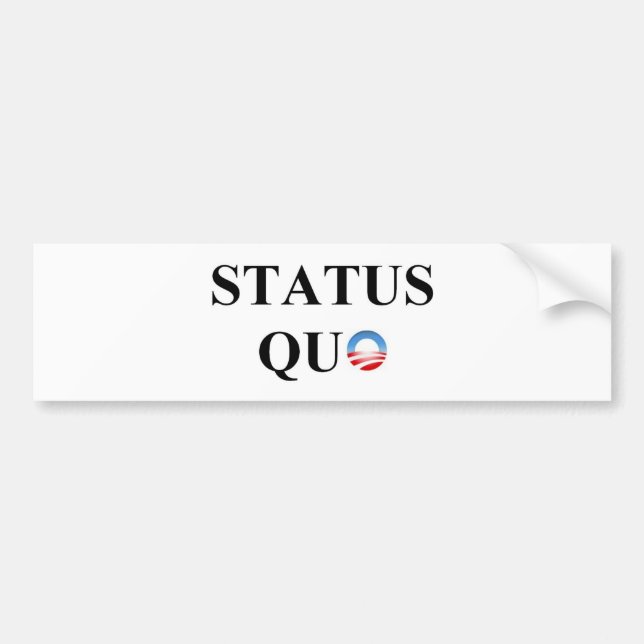 STATUS QUO BUMPER STICKER (Front)