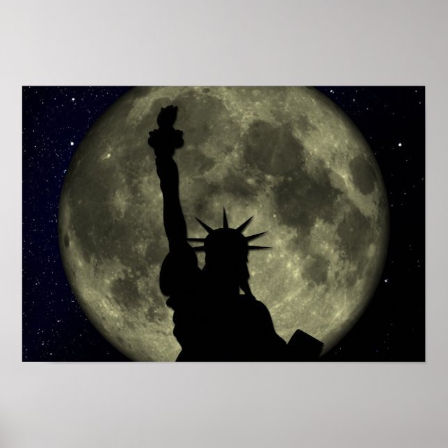 Statute of Liberty Poster - Customisable (Front)