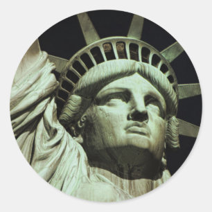 Staue of Liberty Classic Round Sticker