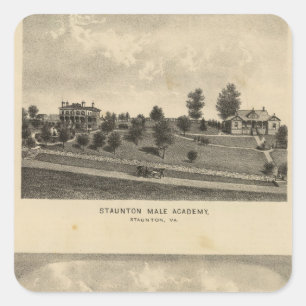 Staunton Male Academy Square Sticker