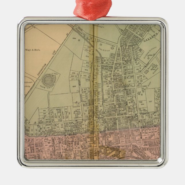 Staunton Metal Tree Decoration (Front)