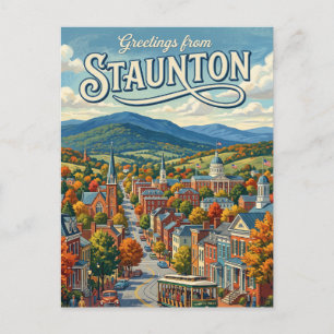 Staunton, Virginia, United States Virginia Postcard