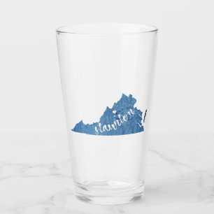 Staunton Virginia Wood Grain Glass