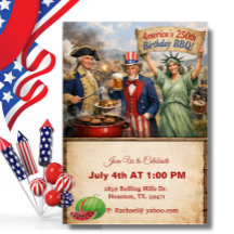 Stautue Of Liberty America's 250th BBQ