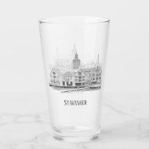 Stavanger Norway Beautiful Streetscape Beer