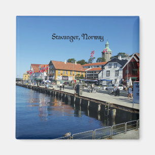 Stavanger, Norway scenic photo Magnet