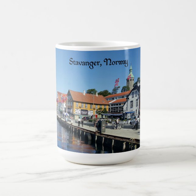 Stavanger, Norway scenic photograph, Coffee Mug (Center)