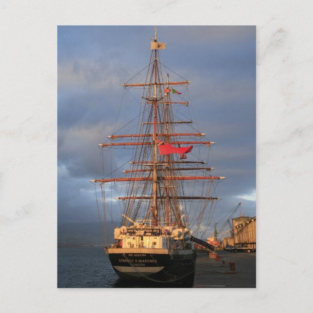 Stavros S Niarchos Postcard (Front)