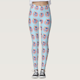 Stawberry yogurt leggings