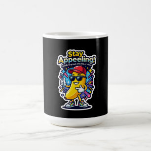 Stay Appeeling! – Cute Banana Confidence Coffee Mug