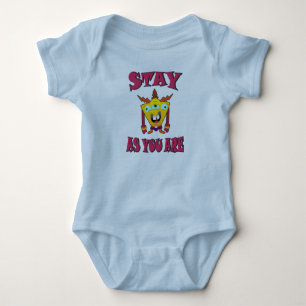 Stay as you are baby bodysuit