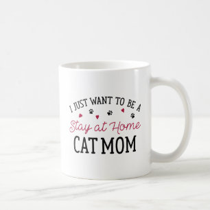 Stay At Home Cat Mum Coffee Mug