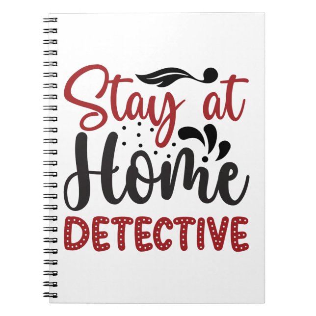 Stay at home detective notebook (Front)