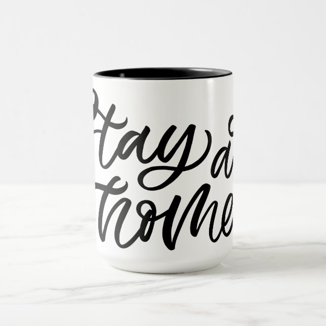 Stay At Home | Fancy Font Mug (Center)