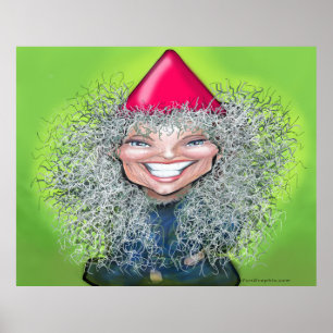 Stay at Home Gnome Poster