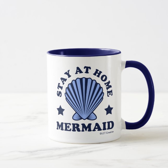Stay At Home Mermaid Mug (Right)