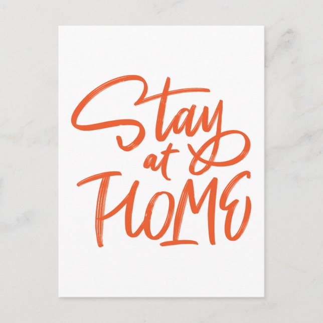 Stay at Home Postcard (Front)