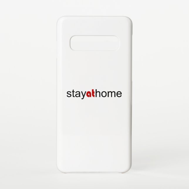 Stay at home samsung galaxy case (Back)