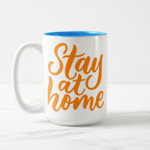 Stay At Home Two-Tone Coffee Mug