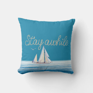 Stay Awhile Rope with Sailboat Cushion
