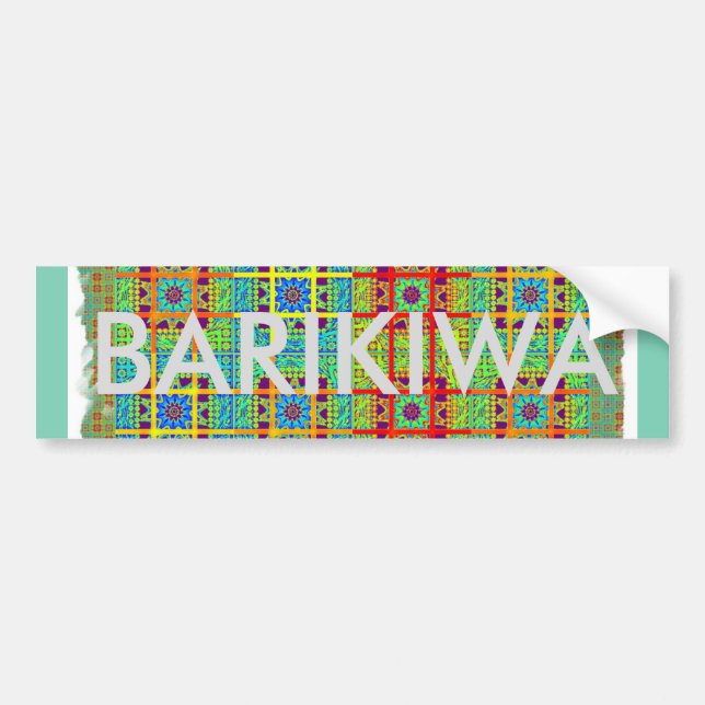 Stay Blessed Template Car Bumper Sticker (Front)