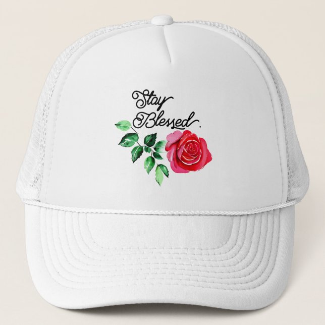 Stay blessed trucker hat (Front)
