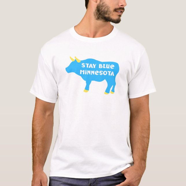 Stay Blue Babe the Blue Ox T-Shirt (Front)