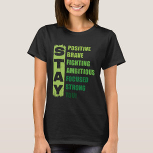 Stay Brave Fighting Strong Mental Health Awareness T-Shirt