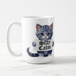 Stay calm coffee mug