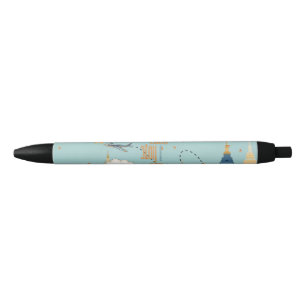 Stay Calm, Stay Focused, and Rise Above Themed Black Ink Pen